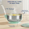 Baby Stainless Steel Bowl with Lid & Suction Base