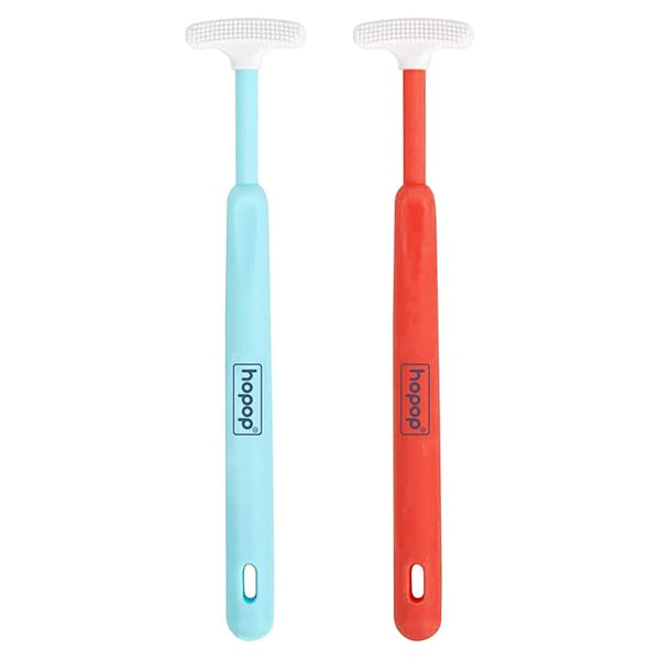 Gentle and safe tongue scraper – dual pack