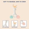 Silicone Baby Teether | Sensory Chew Toy for Gum Relief | Pack of 1- Assorted