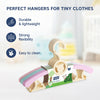 Adjustable Anti-Slip Hangers for Baby & Kids Clothes – Pack of 12
