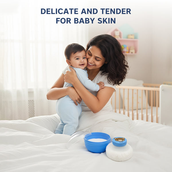 Soft & Gentle Baby Powder Puff