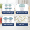 Hopop Baby Multi-Functional Food Storage Containers - Set of 4
