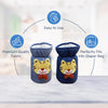 Soft Denim Baby Feeding Bottle Cover with Easy to Hold Strap - hopop.in