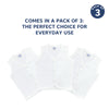 "Warm baby sleeveless thermal vest set – 3 pack front open vests for infants"