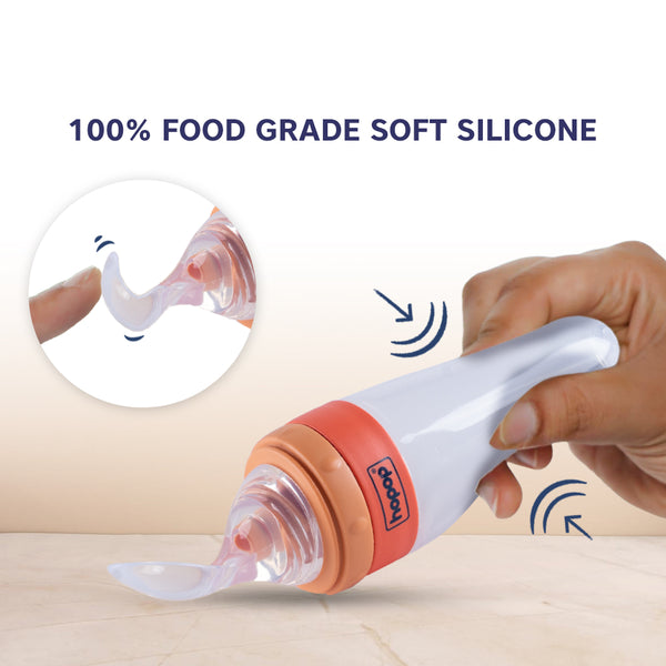 Soft Squeezy Silicone Food Feeder-90 ml - hopop.in