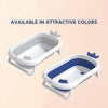 Hopop Deluxe Foldable Baby Bath Tub with Non-Slip Base & Soft Edges