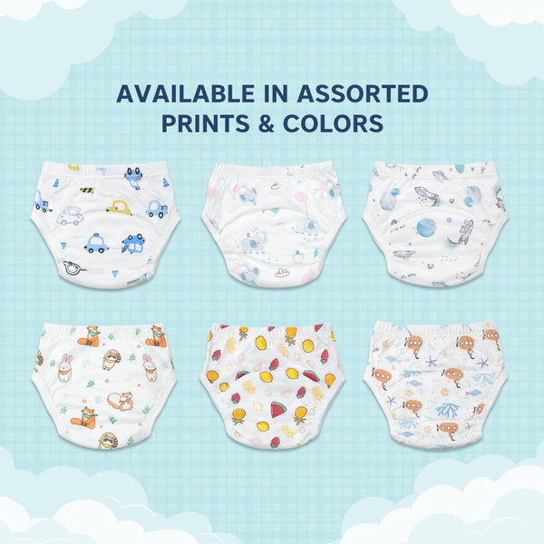 Padded Potty Training Underwear Pants for Babies & Toddlers - Assorted