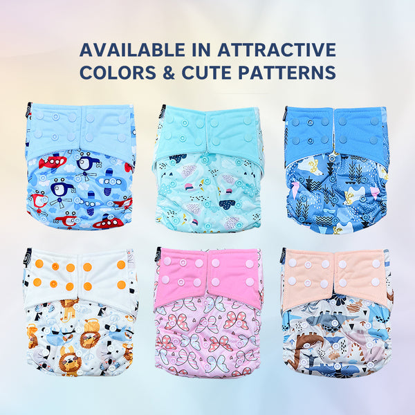 Hopop Washable and Reusable Cloth Diaper for Babies