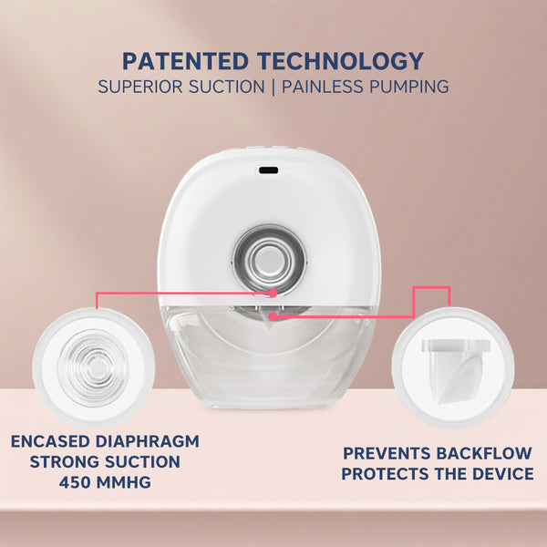 Hands-Free Electric Breast Pump for Breastfeeding