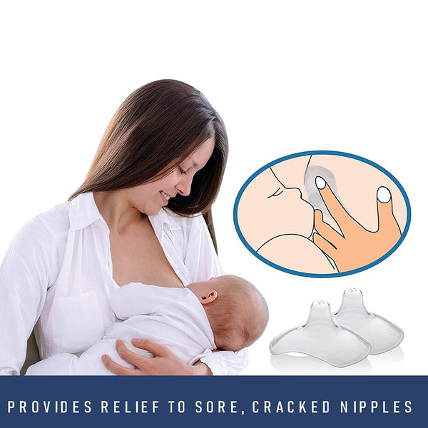 Natural Fit Silicone Nipple Protector with Case - hopop.in