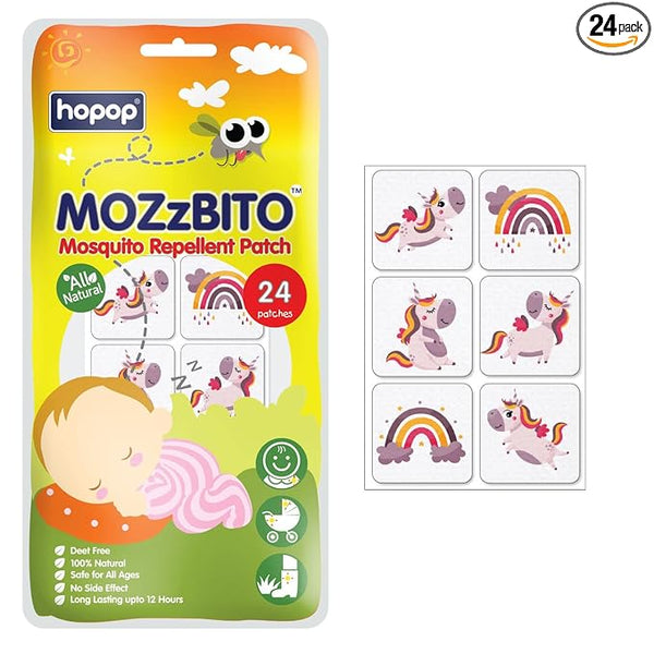 "MoZzbito mosquito repellent patches – safe and natural protection for kids"