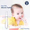 Soft silicone teething toy for soothing baby gums