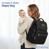Hopop Portable & Stylish Baby Diaper Bag - Travel Friendly & Spacious