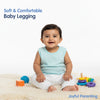 Hopop Baby Cotton Pajama Pants Pack of 3 - White