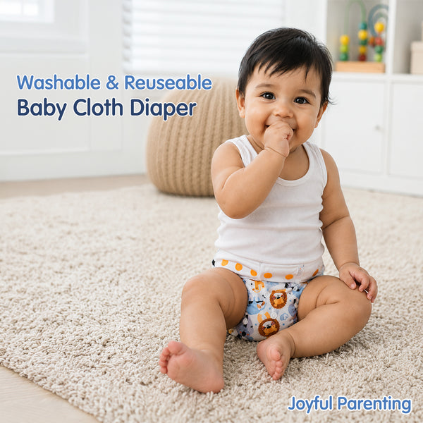 Washable and Reusable Cloth Diaper for Babies