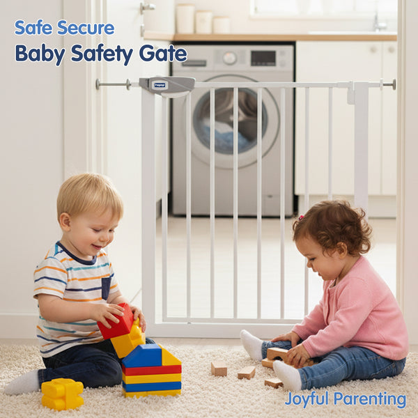 Baby Safety Gate for Kids with Two-Way Auto-Close - 75x85 Cm