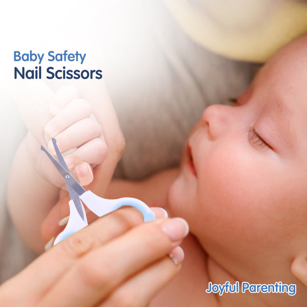 Baby Safety Nail Scissors with Rounded Head - hopop.in