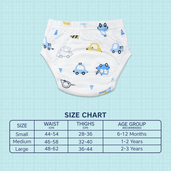 Padded Potty Training Underwear Pants for Babies & Toddlers - Assorted