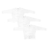 "Baby front open thermal full sleeve top – pack of 3 warm cotton tops"