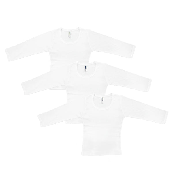 Baby Winter Thermal Upper Full Sleeves Top – Pack of 3