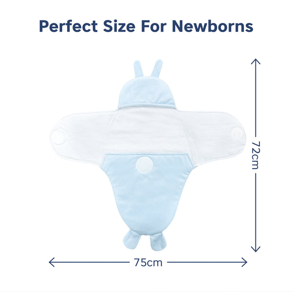 Hopop Baby Soft Fleece Hooded Wrapper Blanket