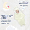 Hopop Baby Soft Fleece Hooded Wrapper Blanket