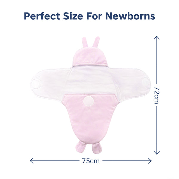 Hopop Baby Soft Fleece Hooded Wrapper Blanket