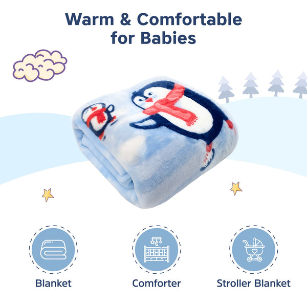 Cozy baby blanket – gentle on skin, soft and warm for newborns
