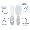 Gentle baby hairbrush for newborns