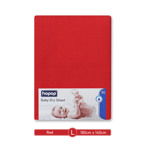Buy Hopop Baby Dry Sheet, Red (Large) - Hopop.in