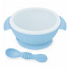 Silicone Bowl & Spoon with Suction Base & Snap-On Lid