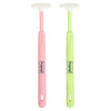 Rounded edge tongue scraper for kids