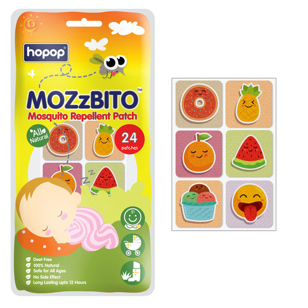 "Safe and natural mosquito protection for kids – MoZzbito repellent patches"