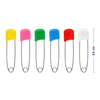 Pack of 12 safety diaper pins for babies