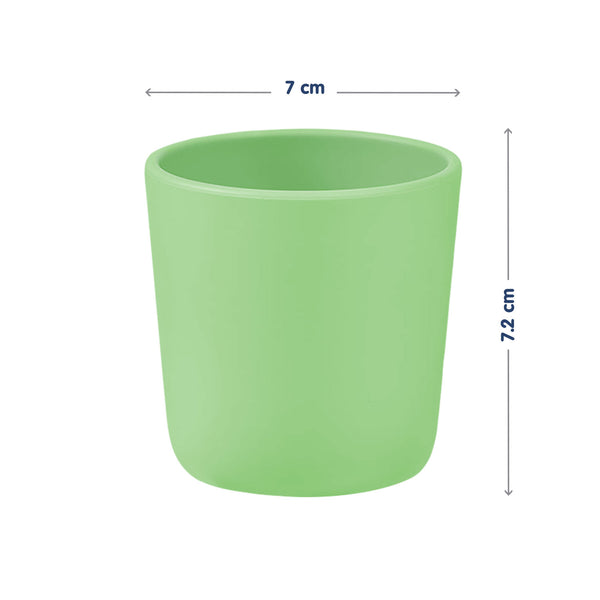 "Baby training cup – soft silicone, easy to hold and spill-proof for toddlers"