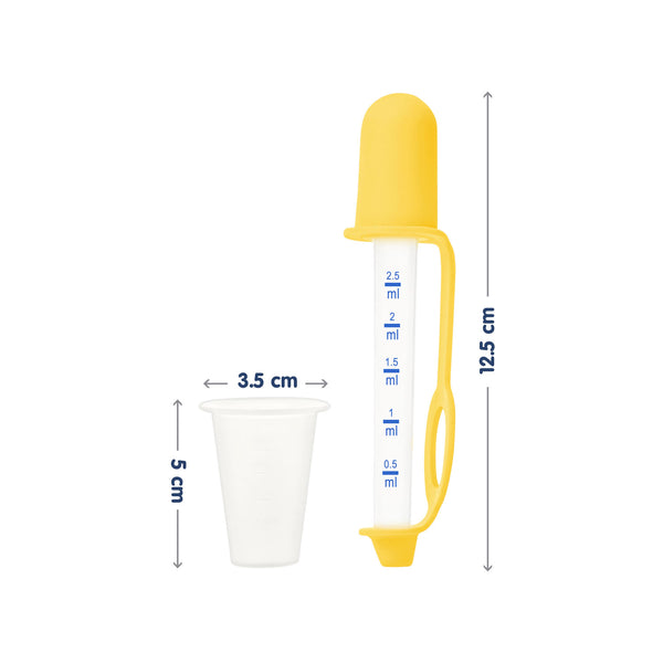 Soft silicone medicine dropper for accurate dosing