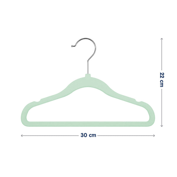 Non-Slip Velvet Baby Clothes Hangers - hopop.in