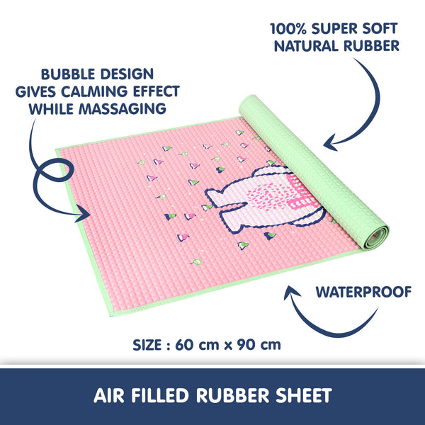 "Baby Air-Filled Rubber Mat, Ideal for Massage and Diaper Changing"