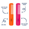 Rounded Teeth Edge Easy Grip Baby Hair Comb