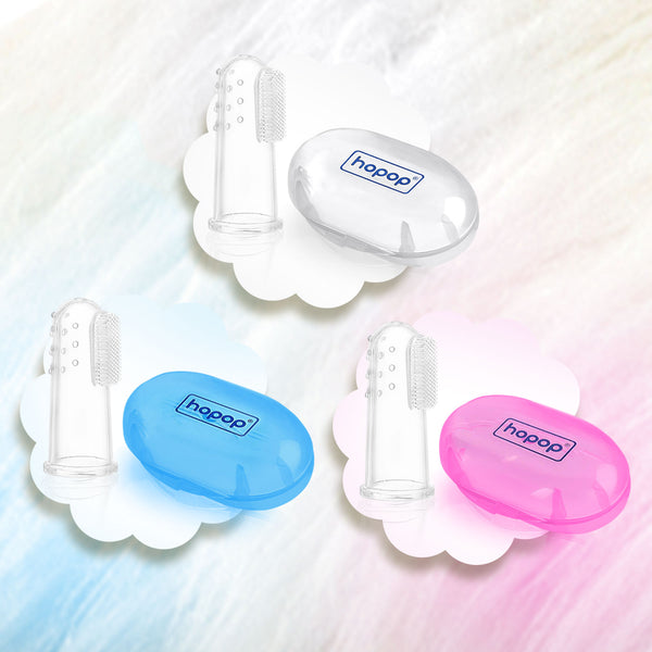 Infant dental hygiene tool with travel case