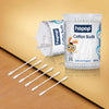 Baby hygiene cotton buds – plastic-free spiral design