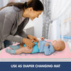 "Inflatable Rubber Mat for Baby Massage or Diaper Change, Safe and Gentle"