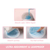 Comfortable disposable breast pads for mothers