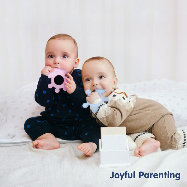 Hopop Silicone Teether for Baby - BPA-Free & Safe