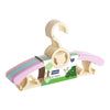 Hopop Adjustable Anti-Slip Hangers for Baby & Kids Clothes – Pack of 6