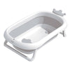 Hopop Deluxe Foldable Baby Bath Tub with Non-Slip Base & Soft Edges - Grey