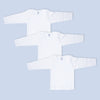 Baby Envelope Neck Full Sleeve Cotton Vest – Pack of 3