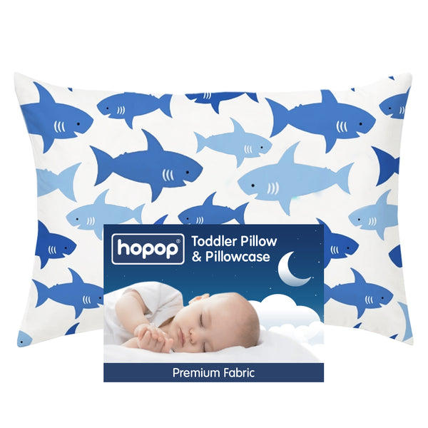 Soft & Breathable Premium Cotton Toddler Pillow with Pillowcase - hopop.in