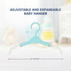 Adjustable Anti-Slip Baby Clothes Hangers – 12 Pack