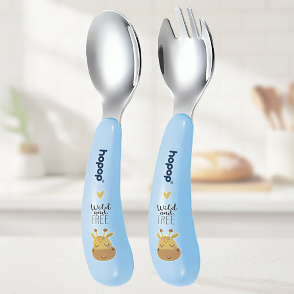 Stainless Steel Spoon & Fork Set with Travel Case – Portable & Durable Cutlery